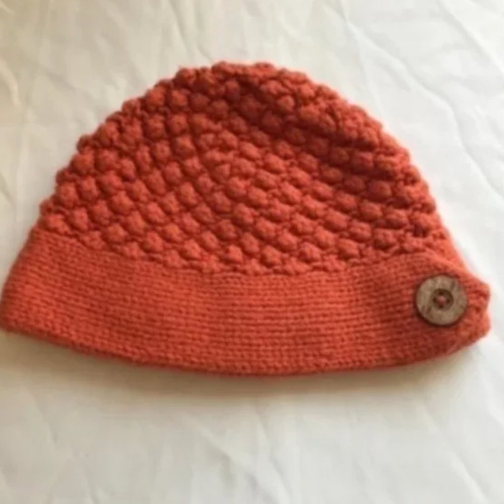 VINTAGE Abercrombie & Fitch button HAT cap New winter
